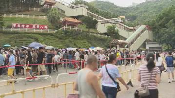 清明節各區墳場人流增多