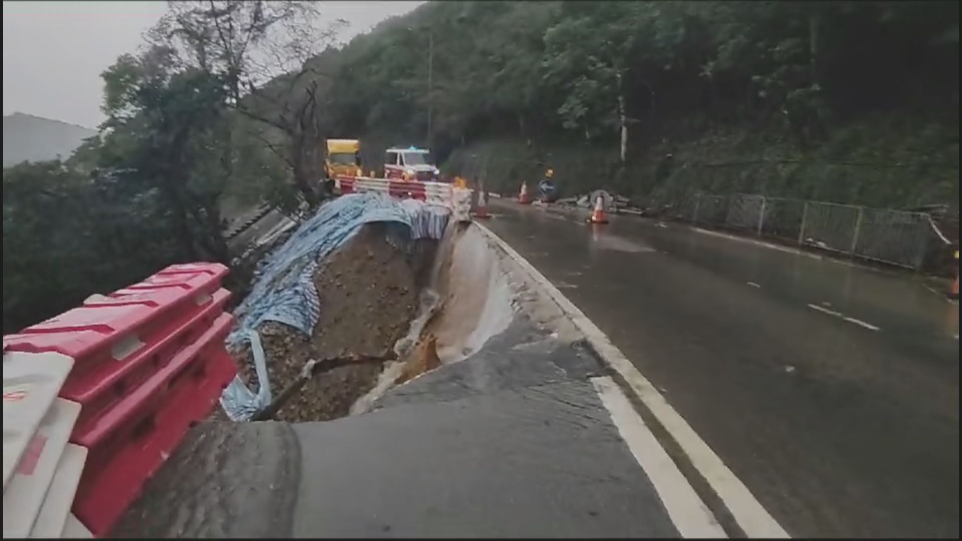 南區區議會討論石澳道山泥傾瀉 