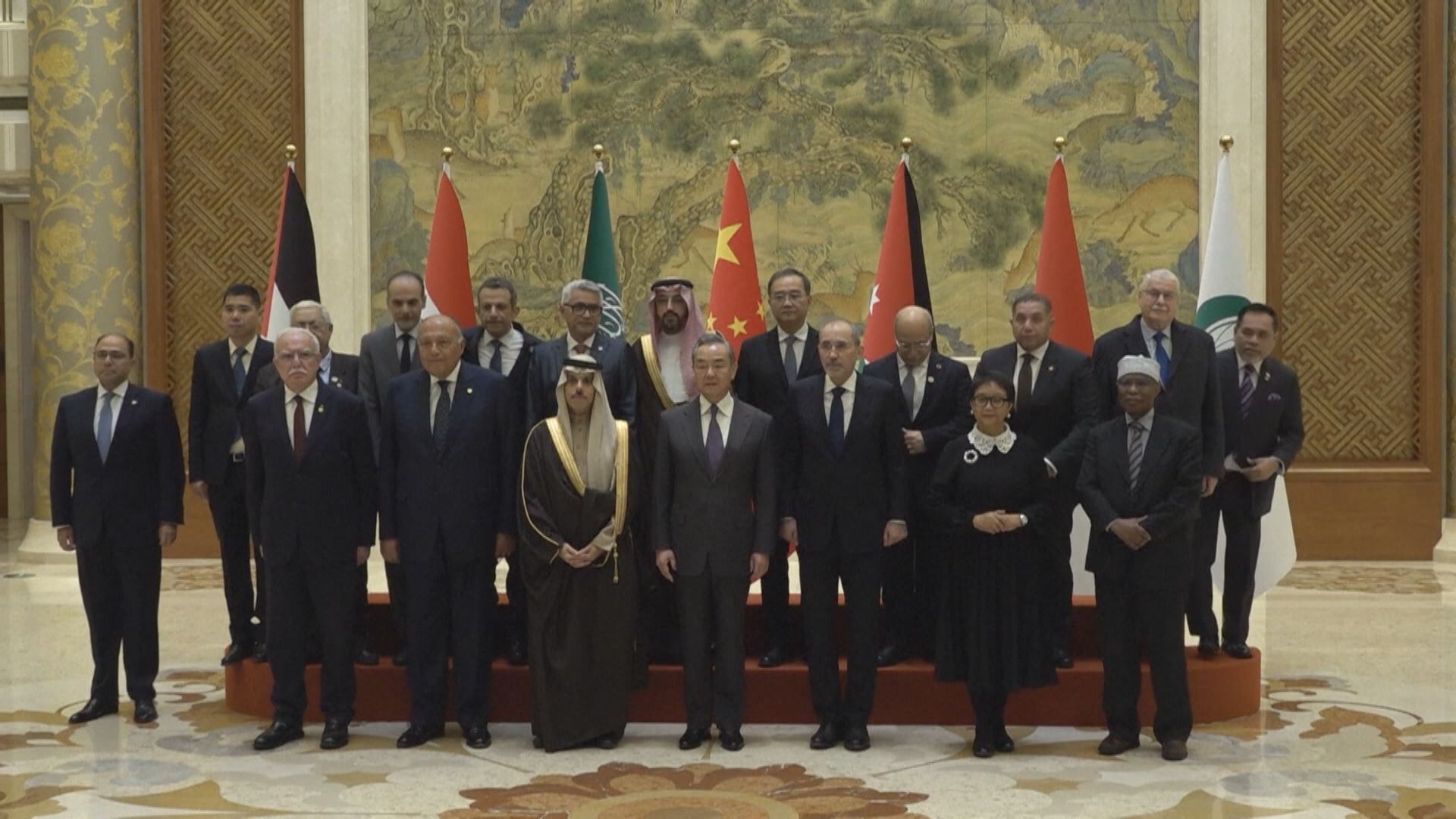 王毅會見阿拉伯和伊斯蘭國家外長聯合代表團 商討以巴局勢