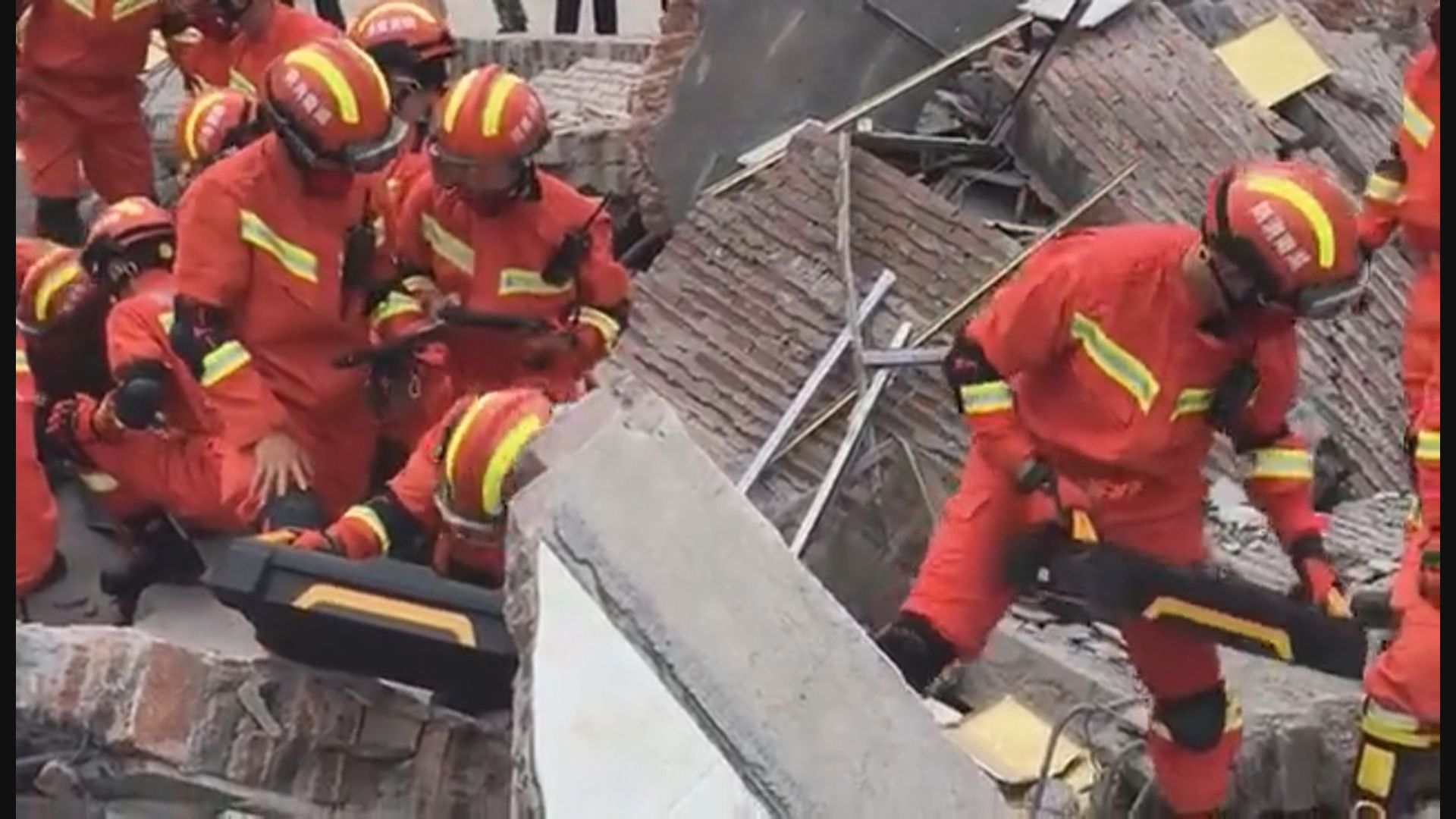 湖南汝城民房倒塌多人陸續獲救　至今救出八人