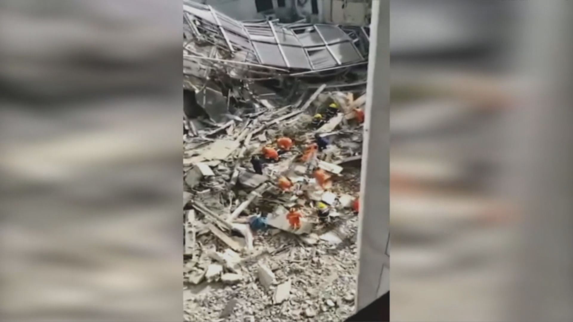 江蘇一間酒店倒塌　最少一死七傷多人失蹤