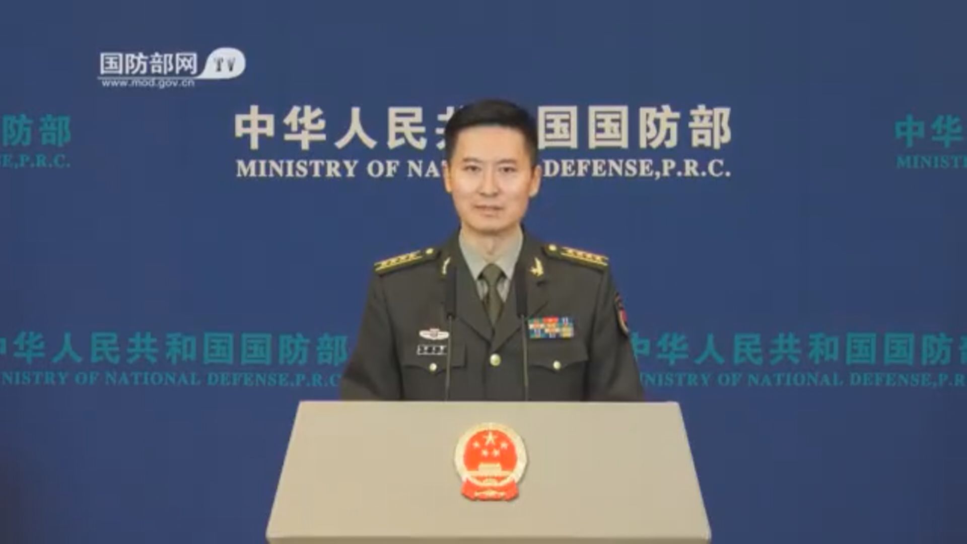 國防部呼籲美方新一年減少對中方的敵意和挑釁