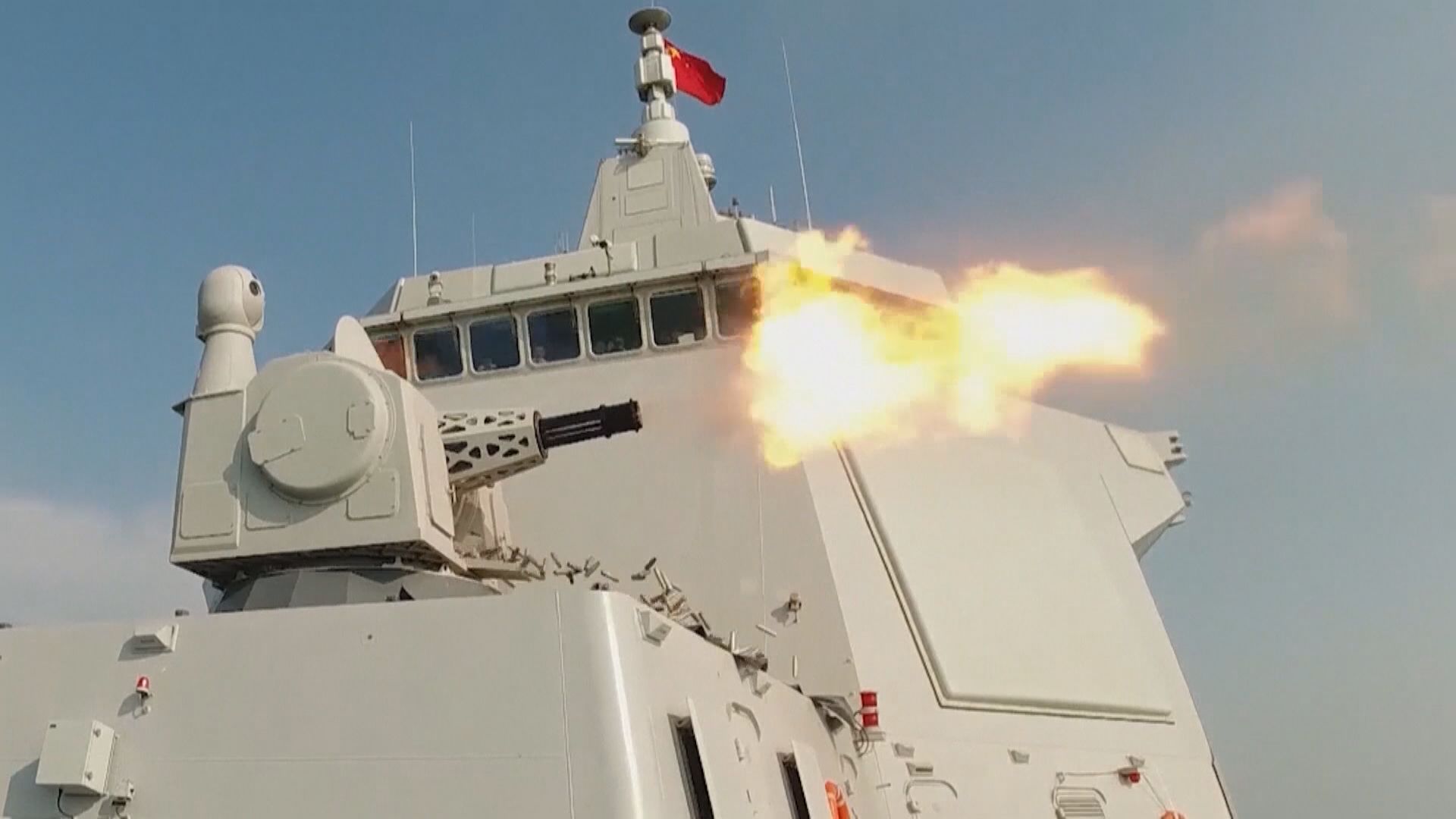 解放軍於多個海域進行演習