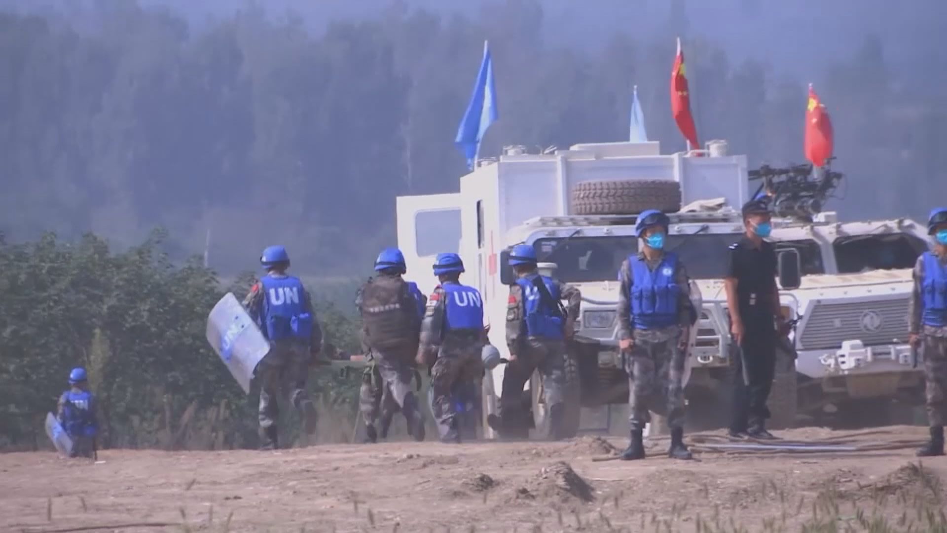 中國與多個周邊國家舉行國際維和實兵演習