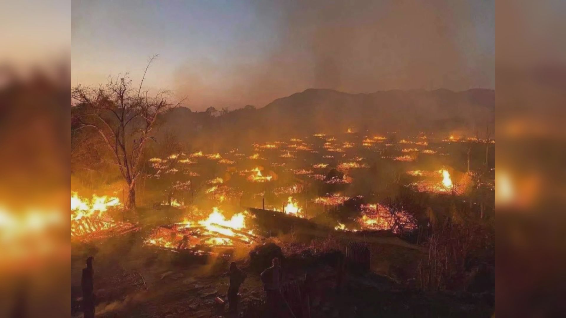 「中國最後原始部落」雲南佤族翁丁村火災　百棟茅草屋近乎全毀