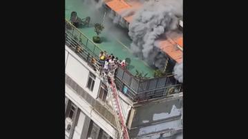 廣州批發市場火警 9人受困獲救