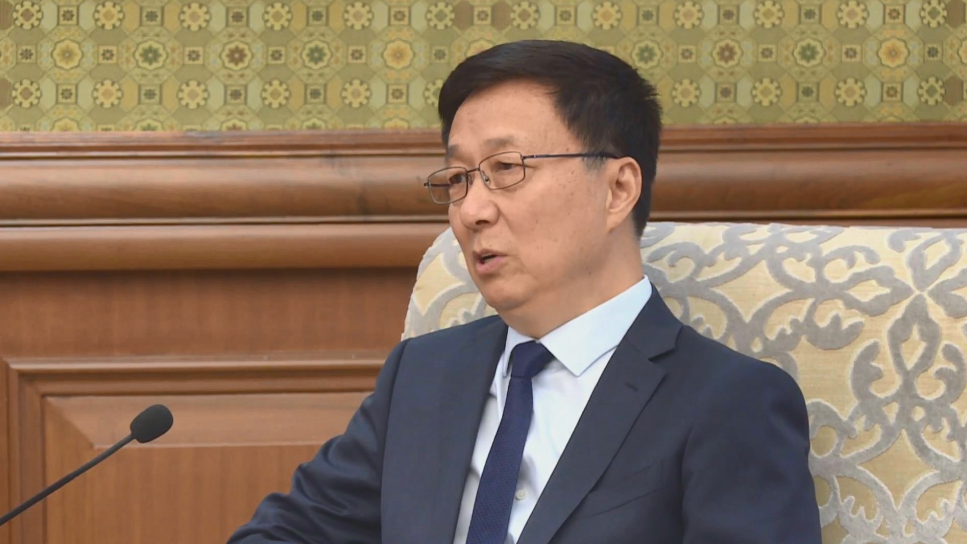 韓正：要大力提質增效積極的財政政策