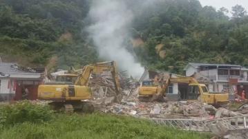 湖南懷化市強降雨 至少造成兩人死亡多人失踨