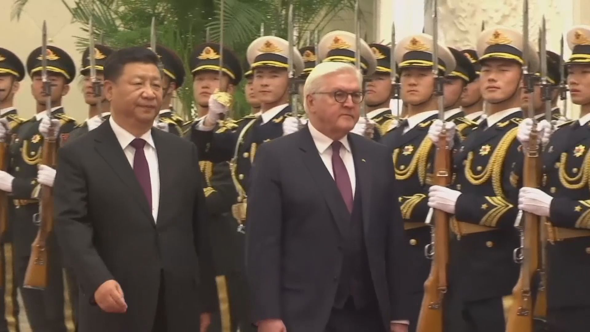 習近平與德國總統施泰因邁爾通電話