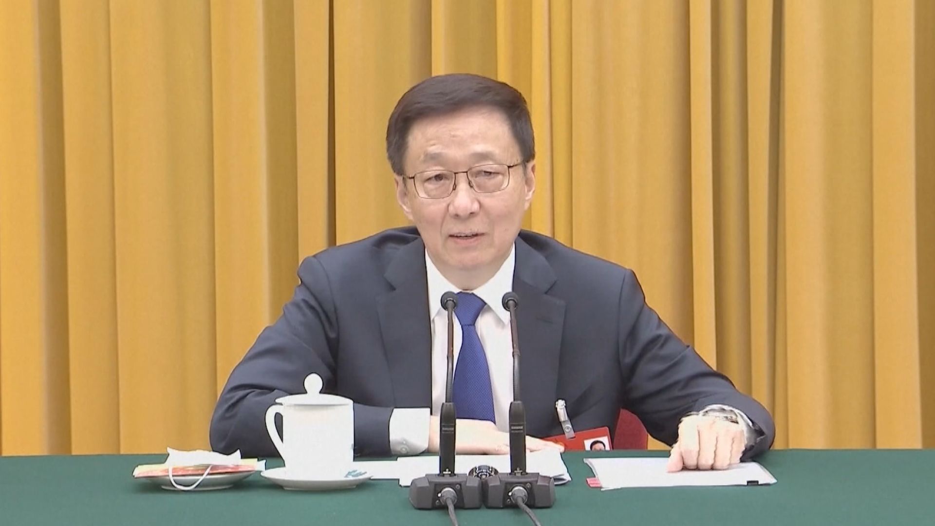 國家副主席韓正周六出席英王加冕儀式