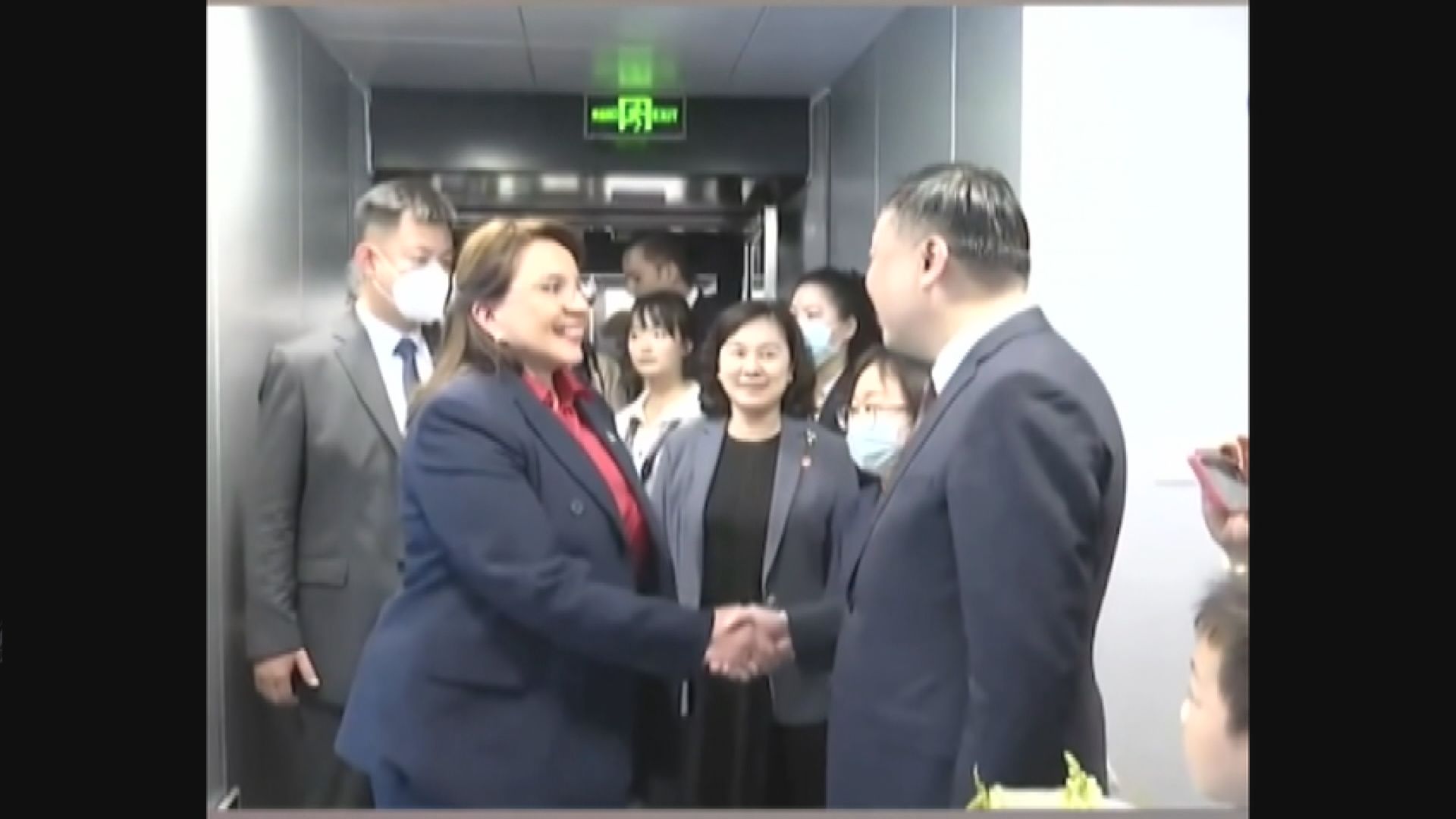 洪都拉斯總統卡斯特羅訪華