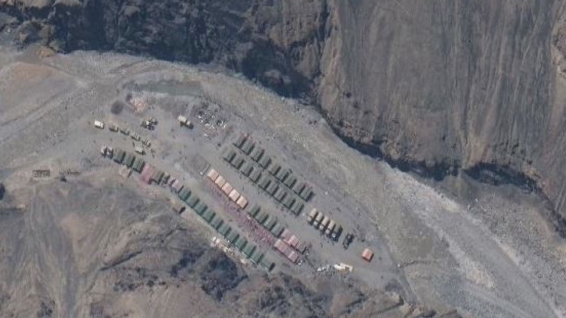 衛星圖片顯示中印雙方加強邊境軍事部署