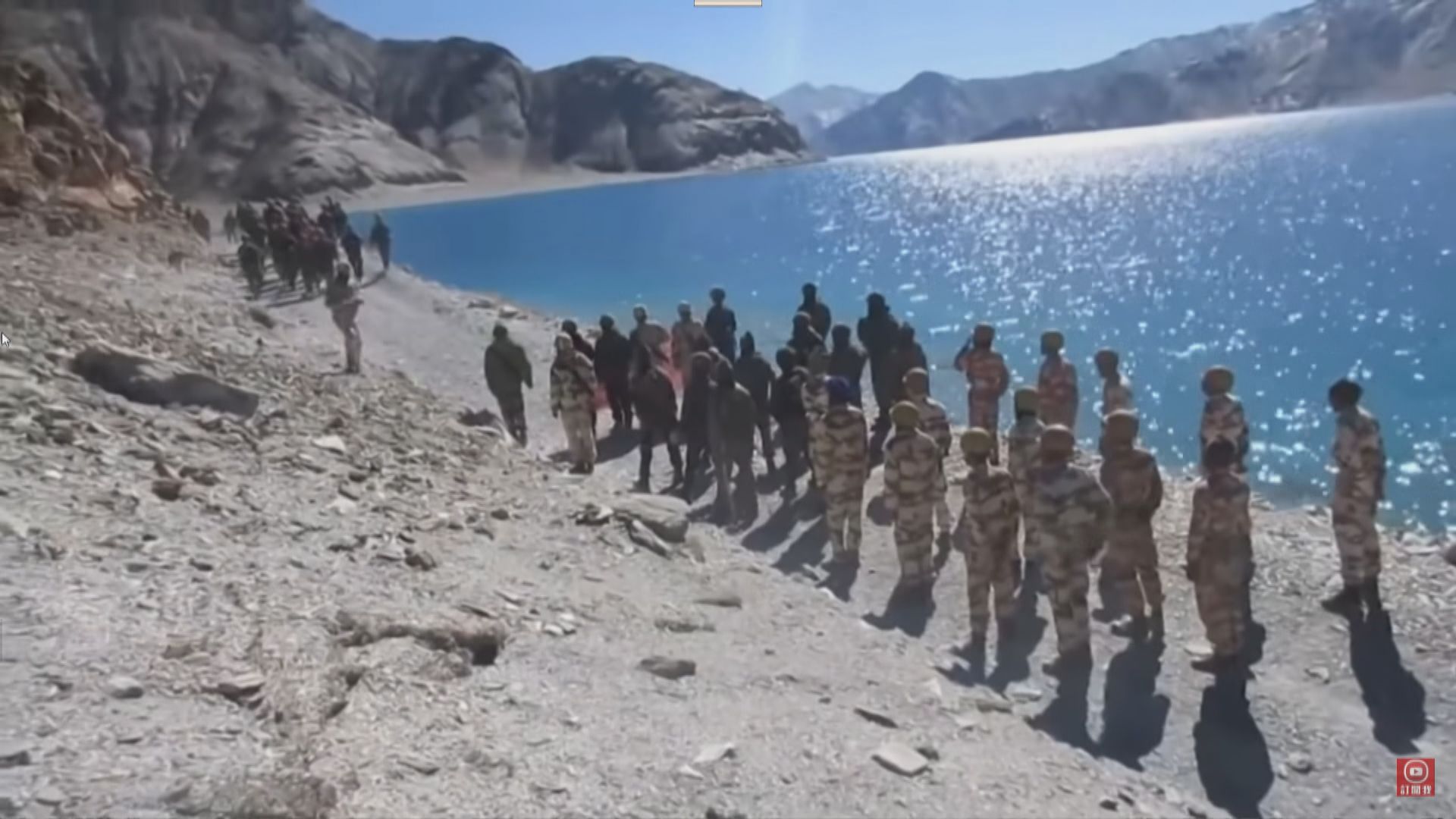 印度政府消息指在加勒萬河谷的解放軍正後撤