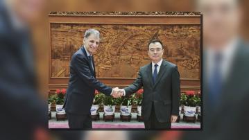 劉彬晤以色列駐華大使　冀以色列等各方切實執行停火