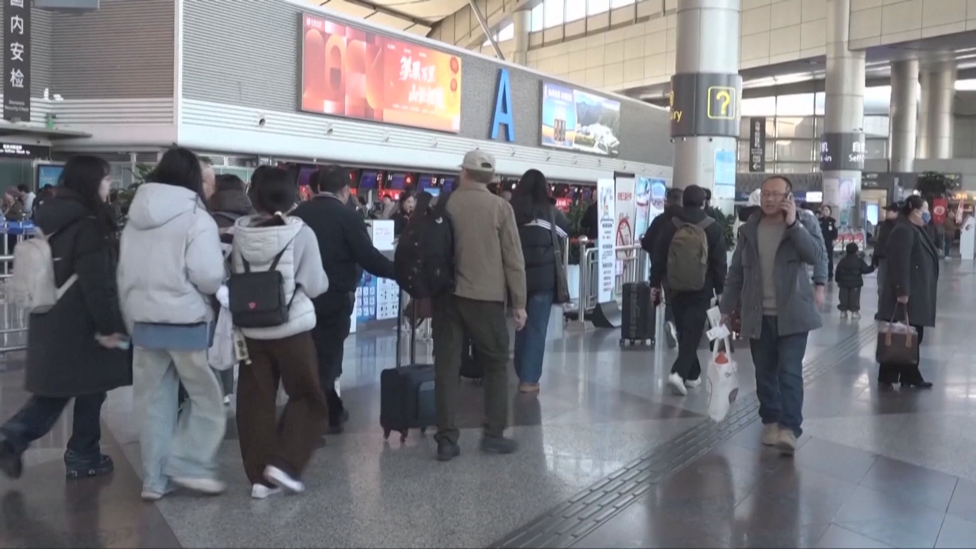 內地春運首周　中日航線較去年大減近1300班