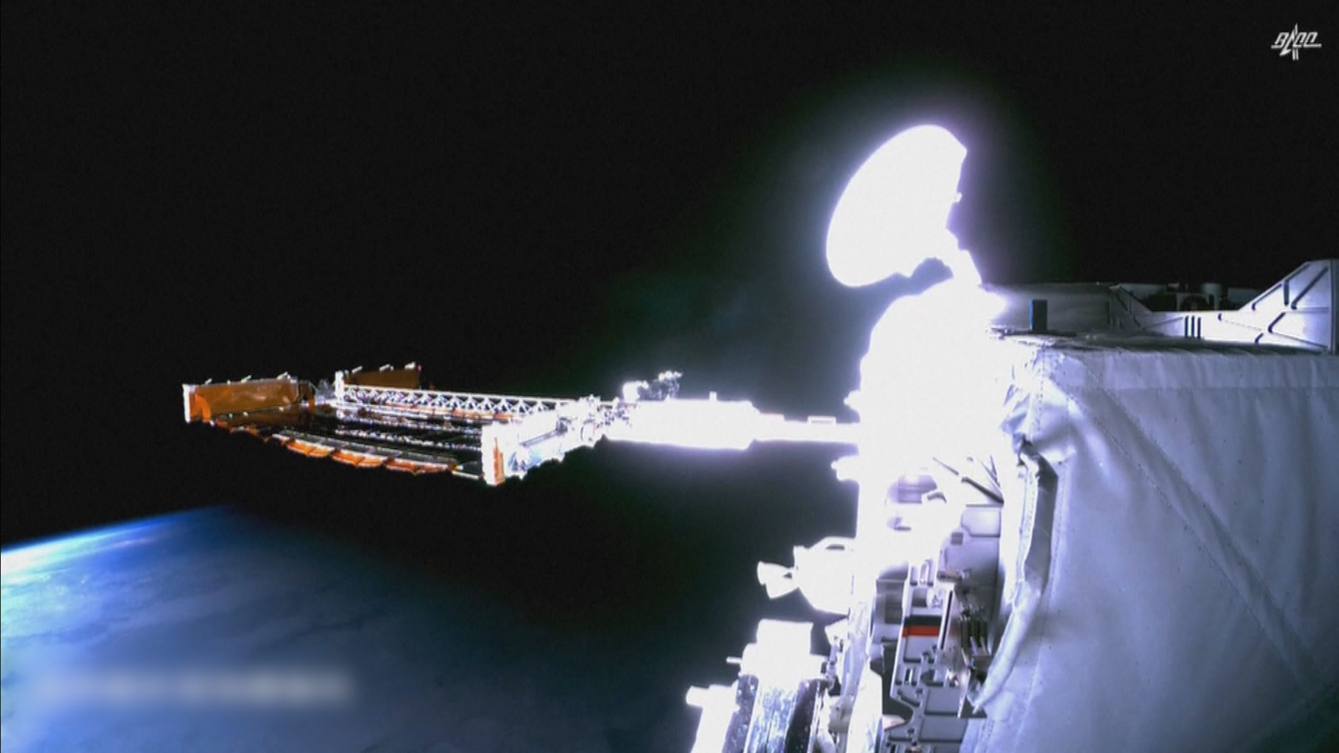 問天實驗艙擁有內地最大太陽翼　能為太空站提供充足能源