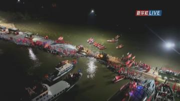 湖南洞庭湖決口晚上完成合龍