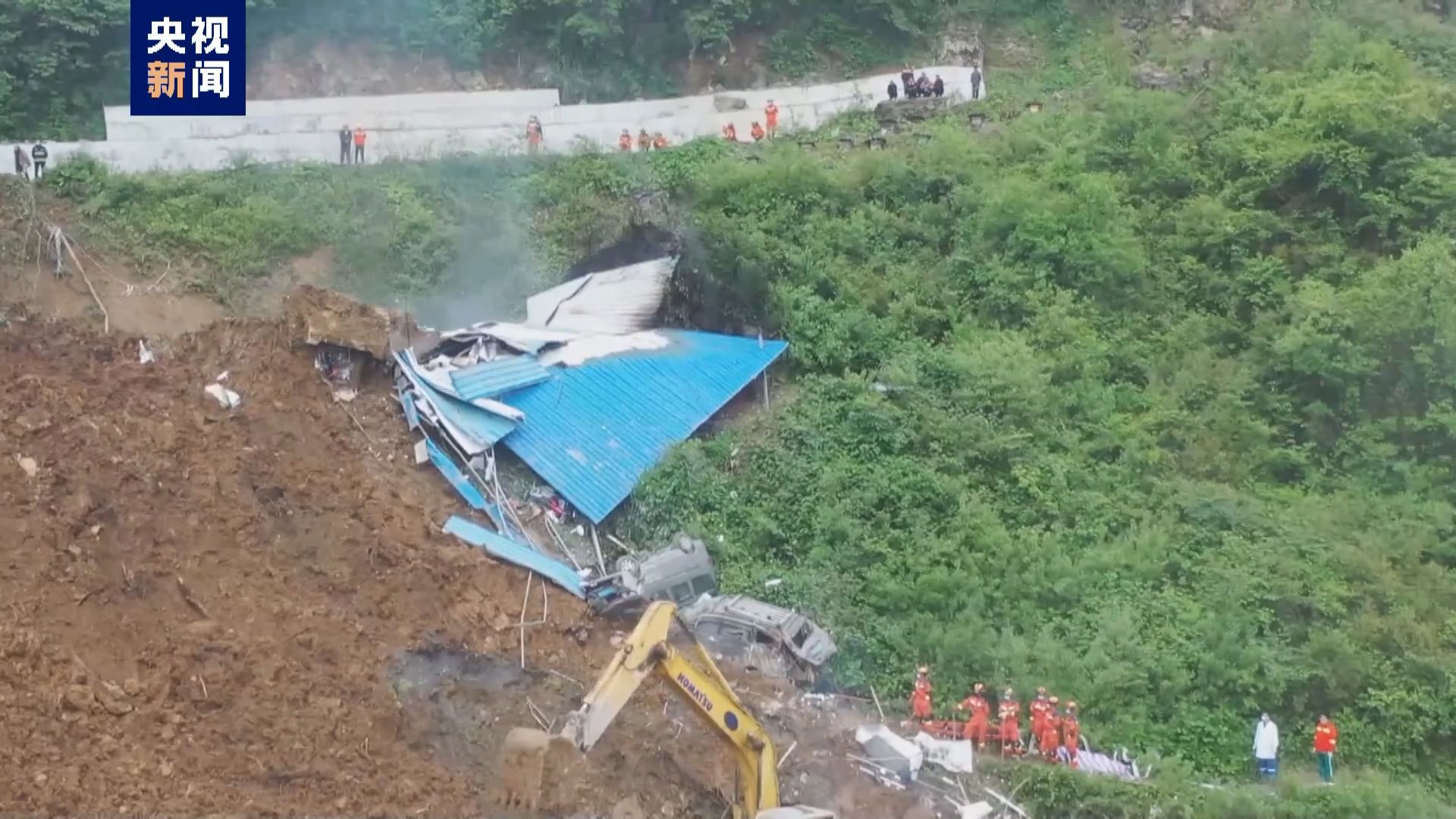 四川樂山山體垮塌至少19死