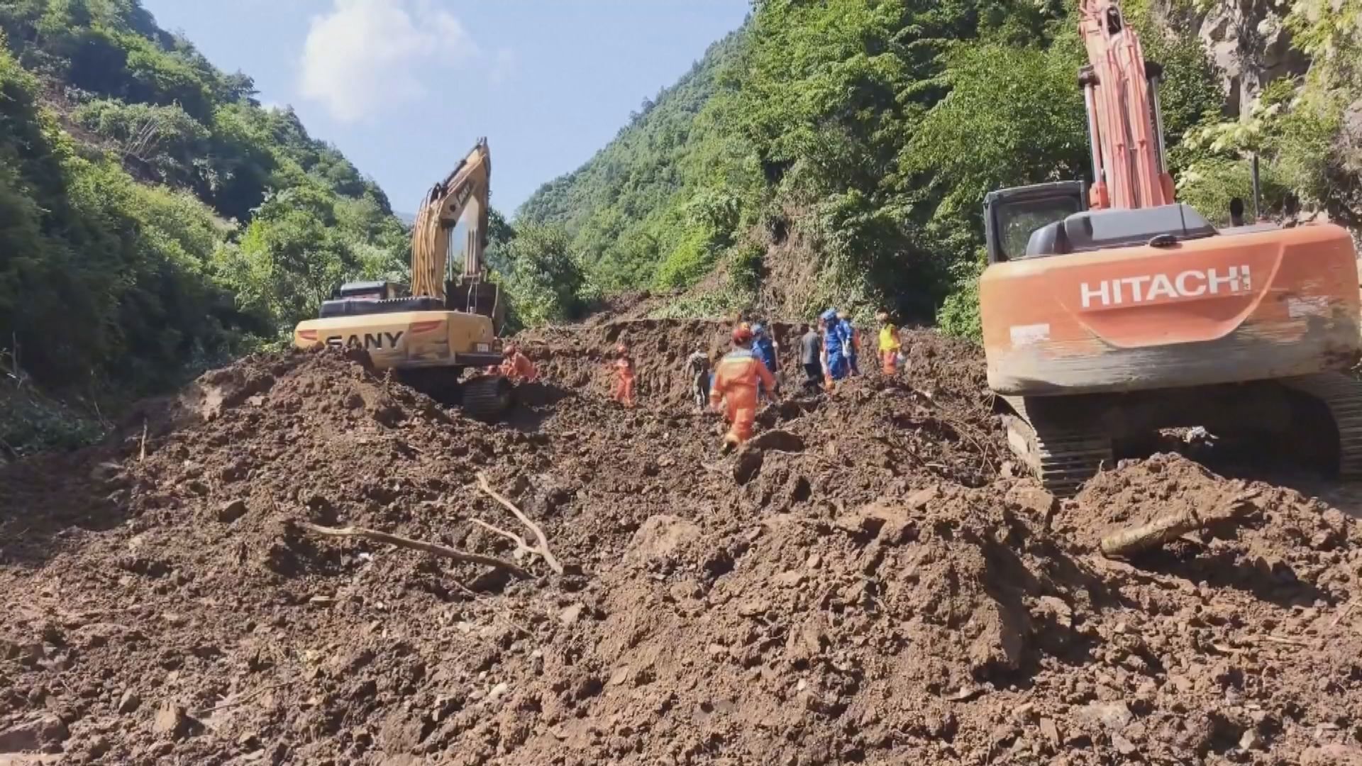 甘肅隴南山泥傾瀉最少5死　仍有12人失去聯絡