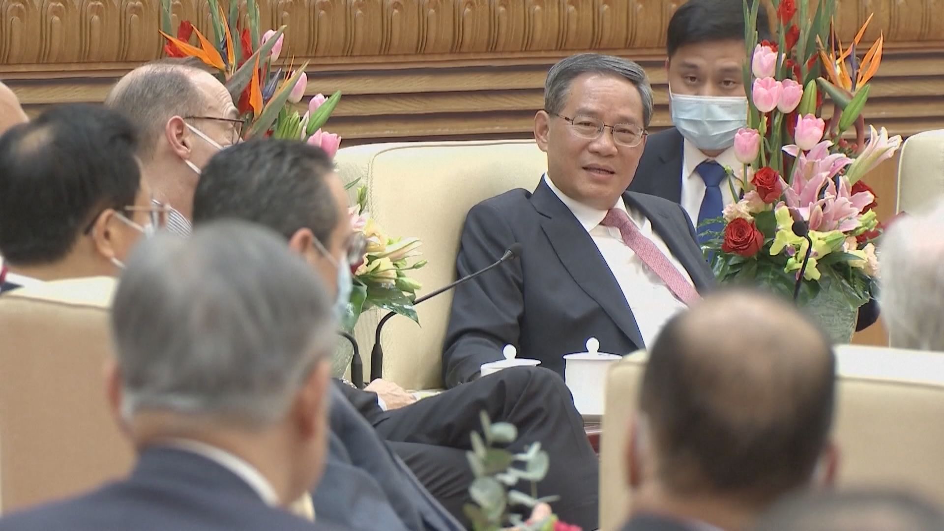 李強會見外國企業高層等　強調中國堅定不移擴大對外開放