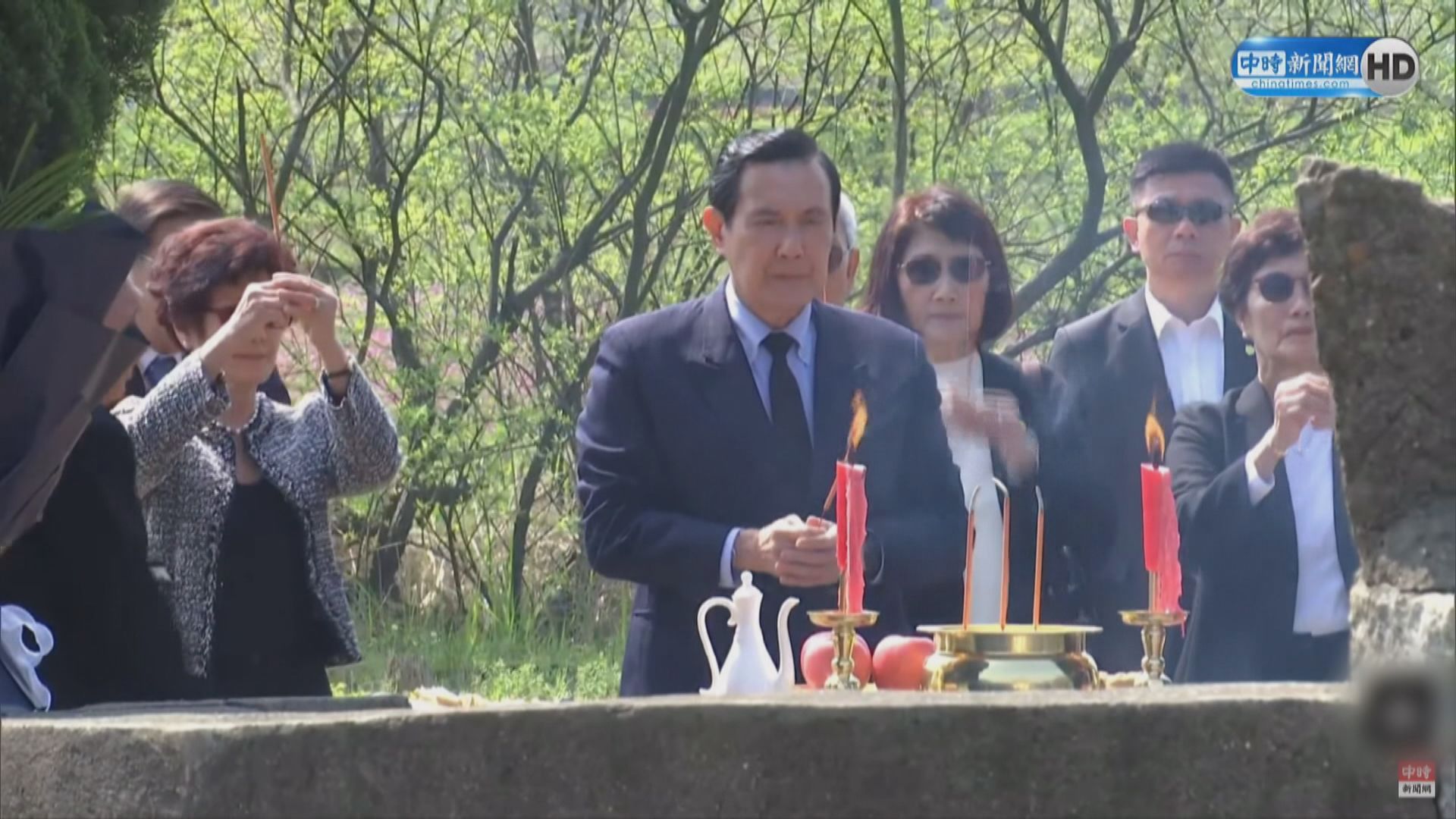 馬英九到家鄉湖南湘潭祭祖