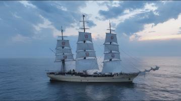 解放軍破浪號風帆訓練艦將停靠香港