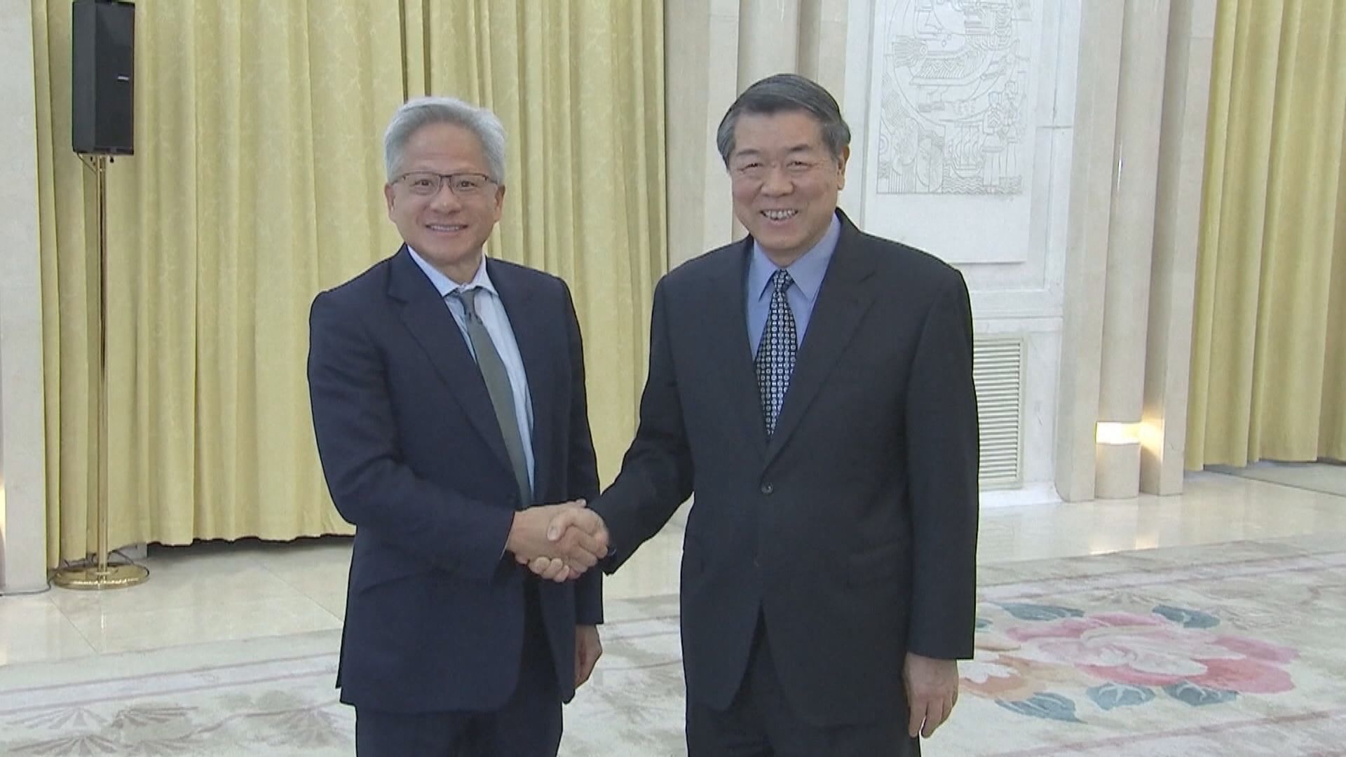 何立峰晤黃仁勳　稱歡迎英偉達等美企深耕中國市場