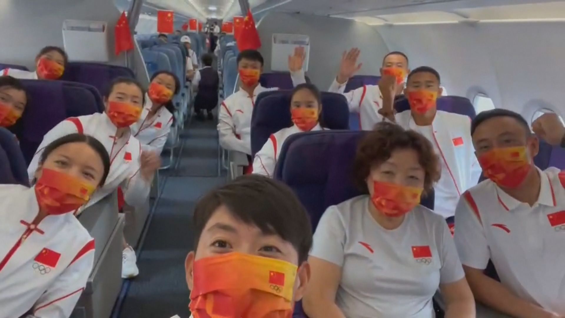 中國首支奧運代表隊抵達日本備戰東京奧運