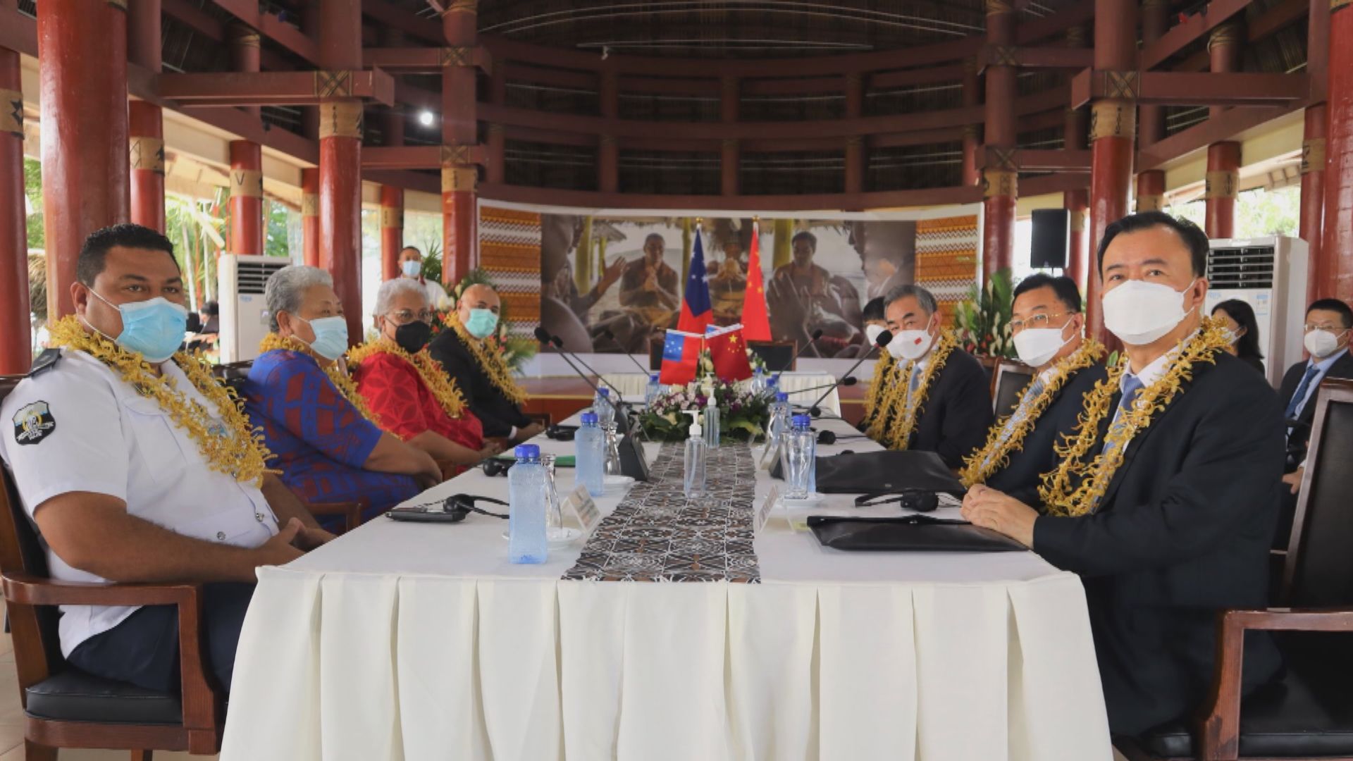 王毅訪薩摩亞 : 中國願與澳洲新西蘭開展更多三方合作