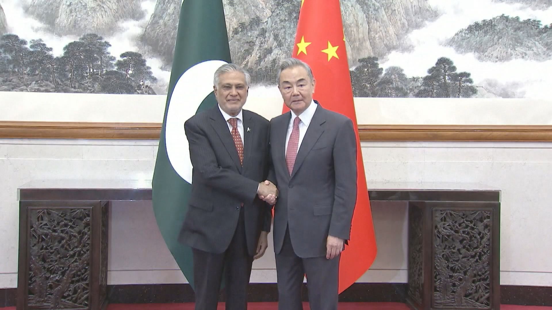 王毅晤巴基斯坦副總理兼外長　稱支持巴方維護主權及領土完整