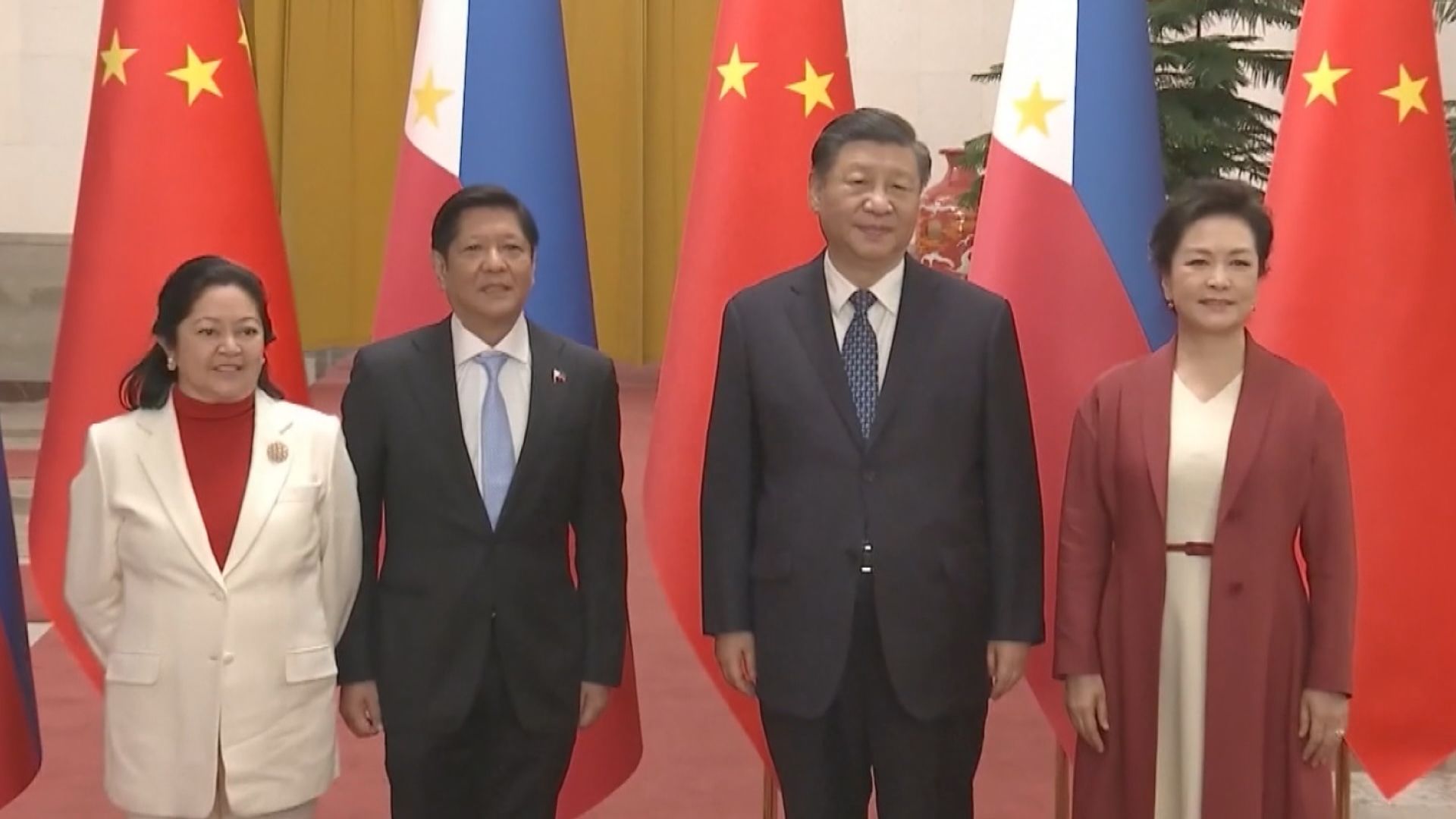 習近平接見小馬可斯　稱願妥善處理海上問題