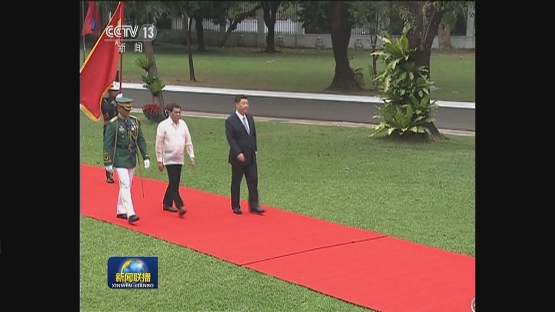 習近平稱中菲友好合作是唯一選擇