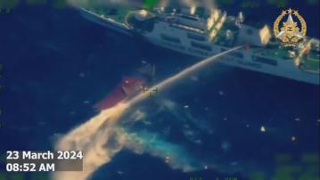 再有菲船擅闖仁愛礁鄰近海域 外交部促菲方停止挑釁否則後果自負