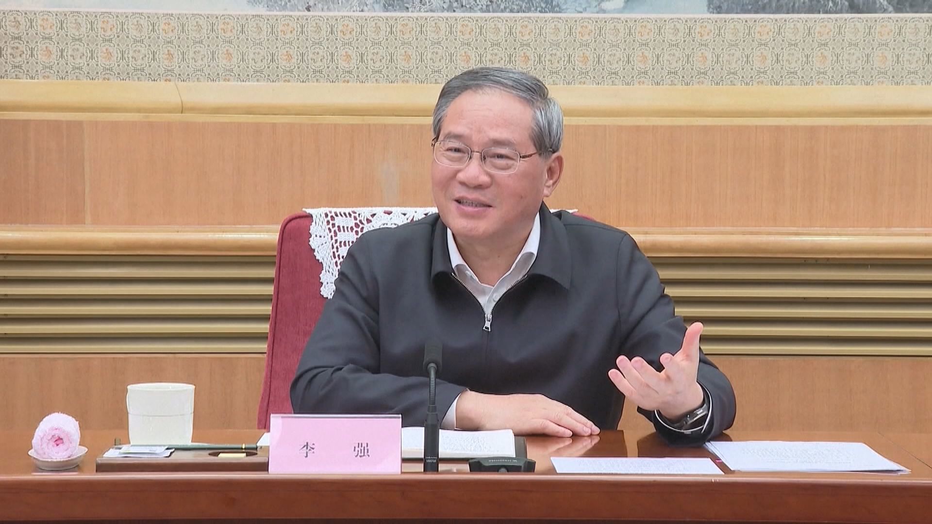 李強：內地經濟運行起步有力　進一步提高宏觀政策實施效能