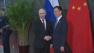 普京訪華第二天 在哈爾濱與韓正會談