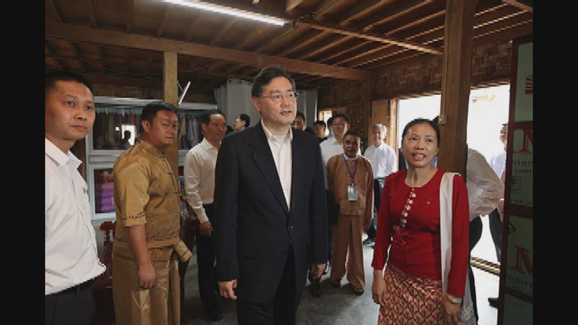 秦剛到中緬邊境考察