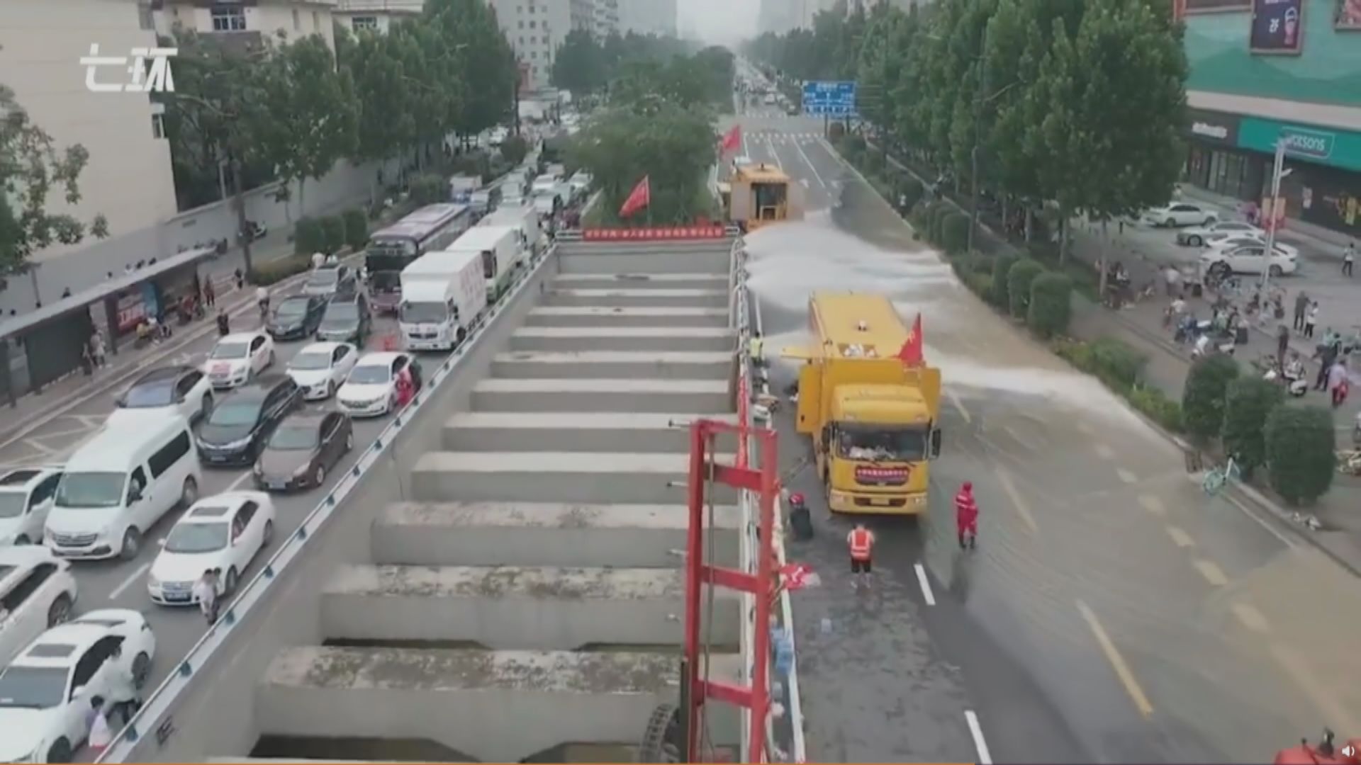 河南暴雨56人罹難　鄭州洪水陸續減退