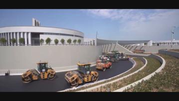 深中通道完成鋪設瀝青 爭取下月通車