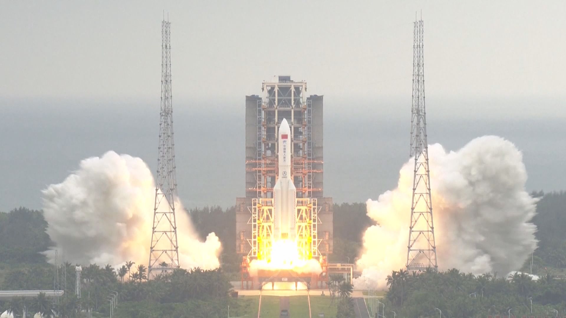 預計長征五號於周日早上至中午時分重返地球大氣層