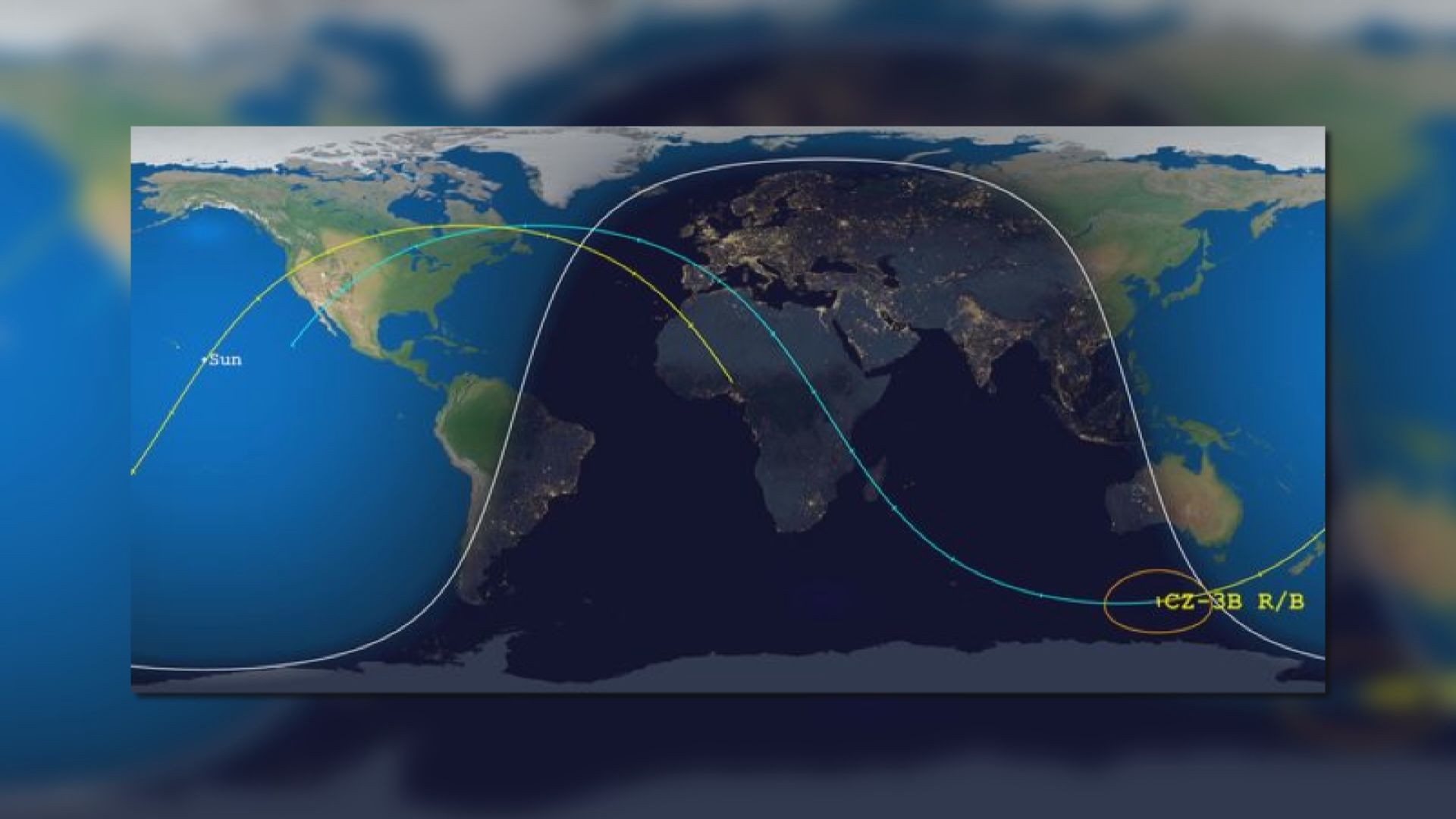 長征五號部分殘骸將墜落地面　歐美多國正追蹤火箭位置