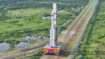 天舟九號運至發射區　料近日從文昌航天發射場發射