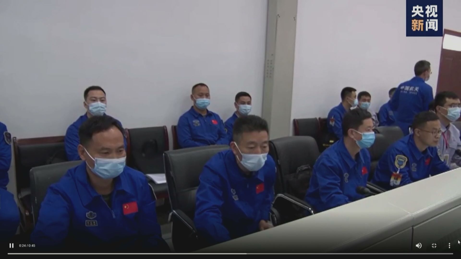 內地以一箭九星方式　將九個衛星送入預定軌道