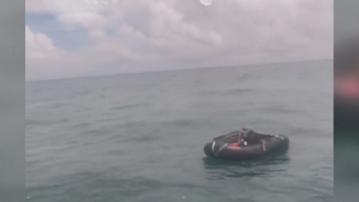 海南一名男子大海漂流六日後獲救