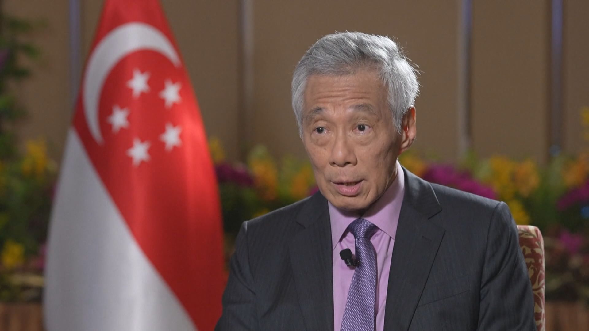 李顯龍抵廣州展開訪華行程