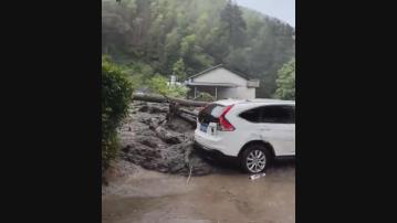 湖南衡陽山泥傾瀉沖毀一棟民宿至少11死