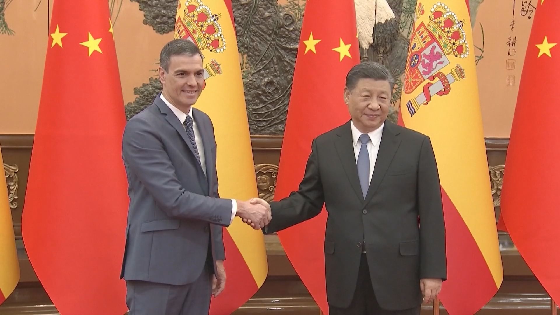 習近平會見訪華西班牙首相桑切斯