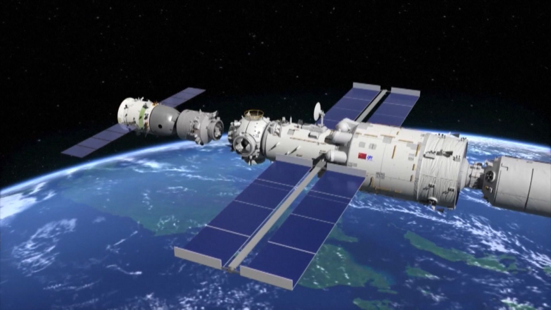 神舟十二號載人飛船今早跟天和核心艙分離