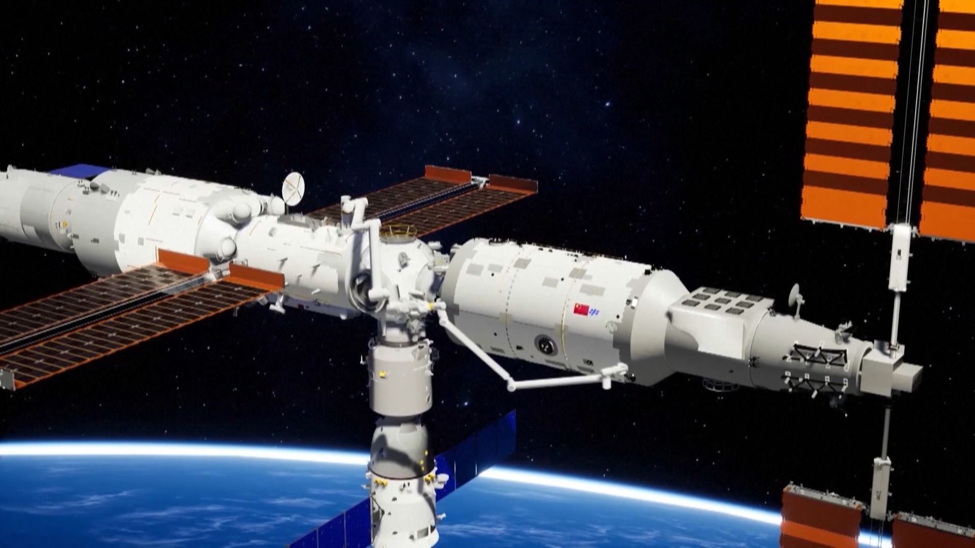 問天實驗艙進入預定軌道　將同天和核心艙快速交會對接