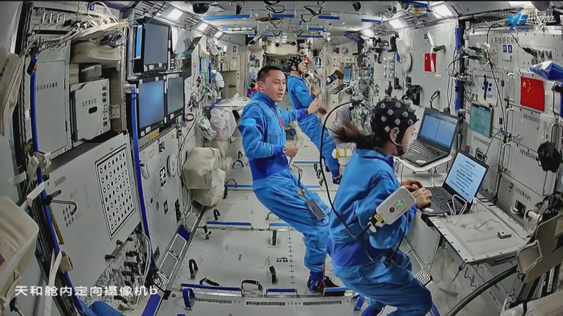 黎家盈在太空滿兩月　神二十三乘組各項科學實驗進展順利