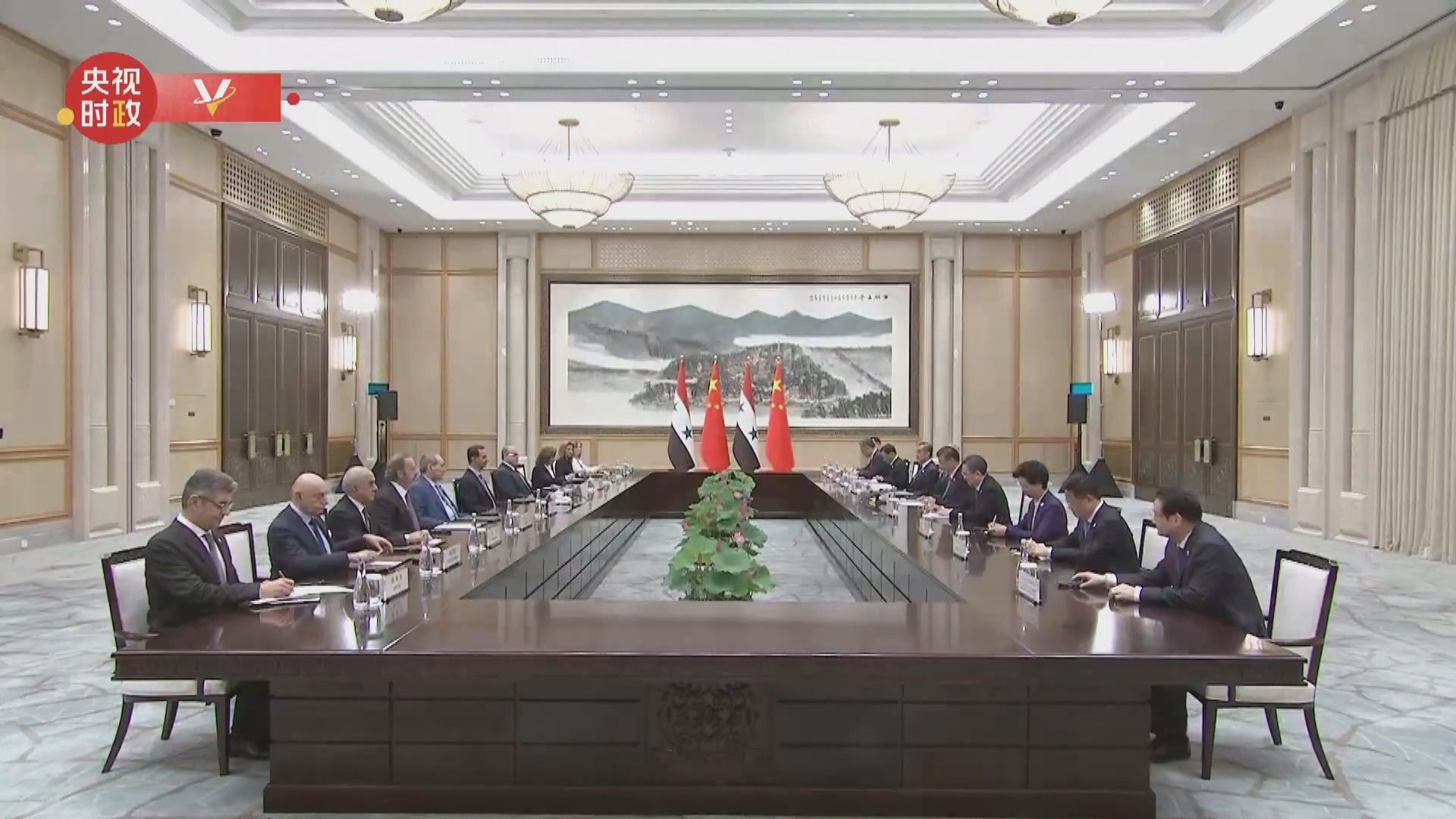 國家主席習近平會見到訪的敘利亞總統巴沙爾